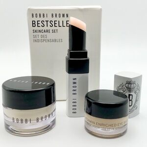 Bobbi Brown Face Base Lip Tint Eye Base Mini Travel Skincare Set NEW BOX